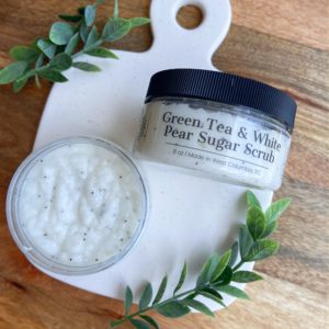 Green Tea & White Pear Sugar Scrub