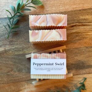 Peppermint Swirl Soap Bar